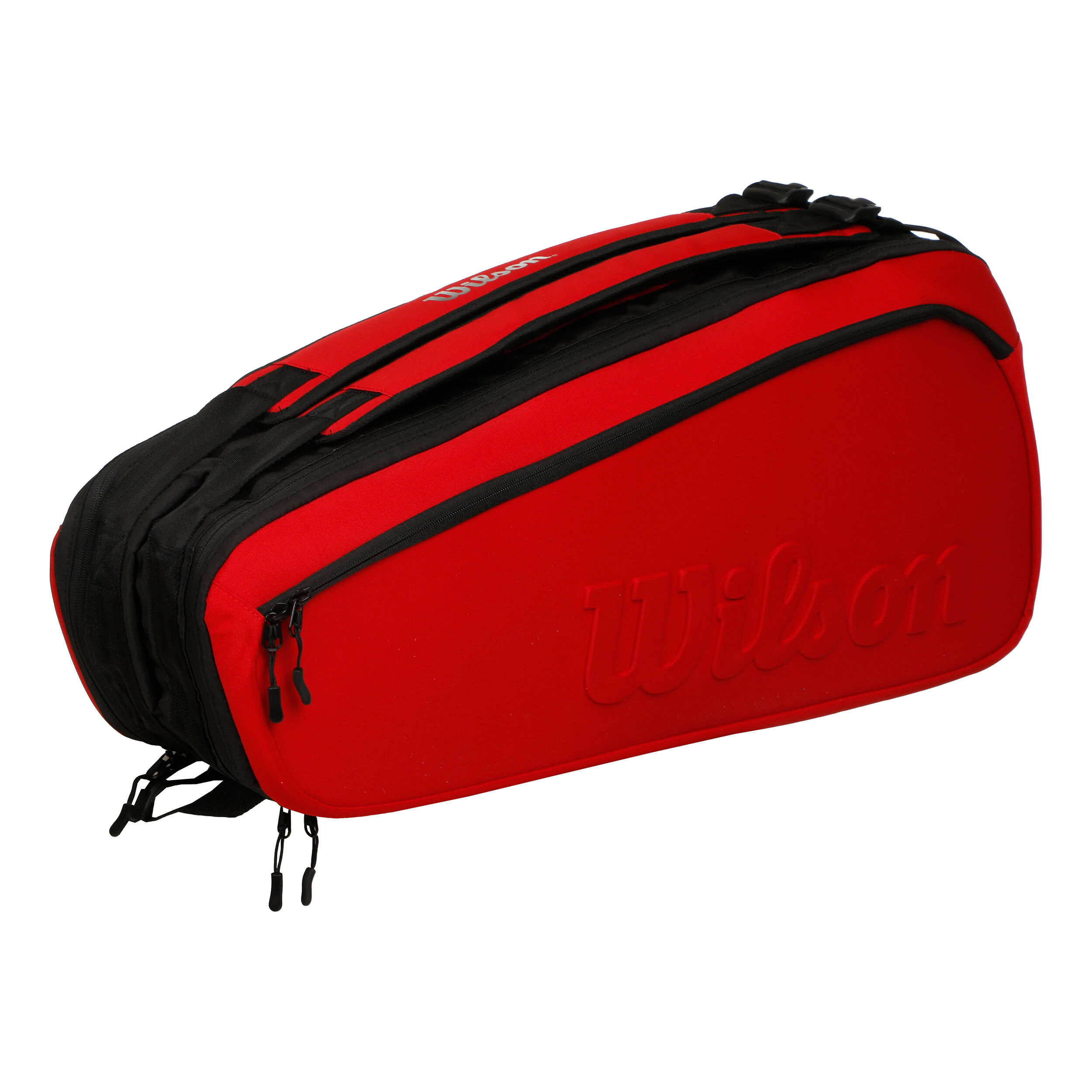 Buy Wilson Clash Super Tour Racket Bag 6 Pack Red online | Tennis ...