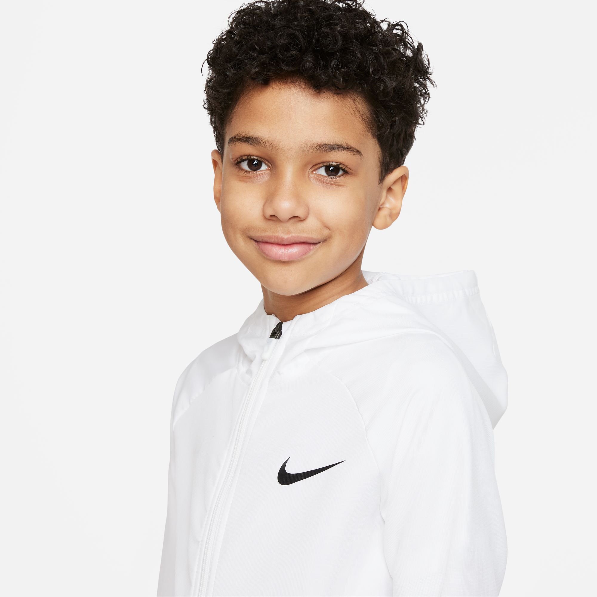 White nike 2025 jacket kids