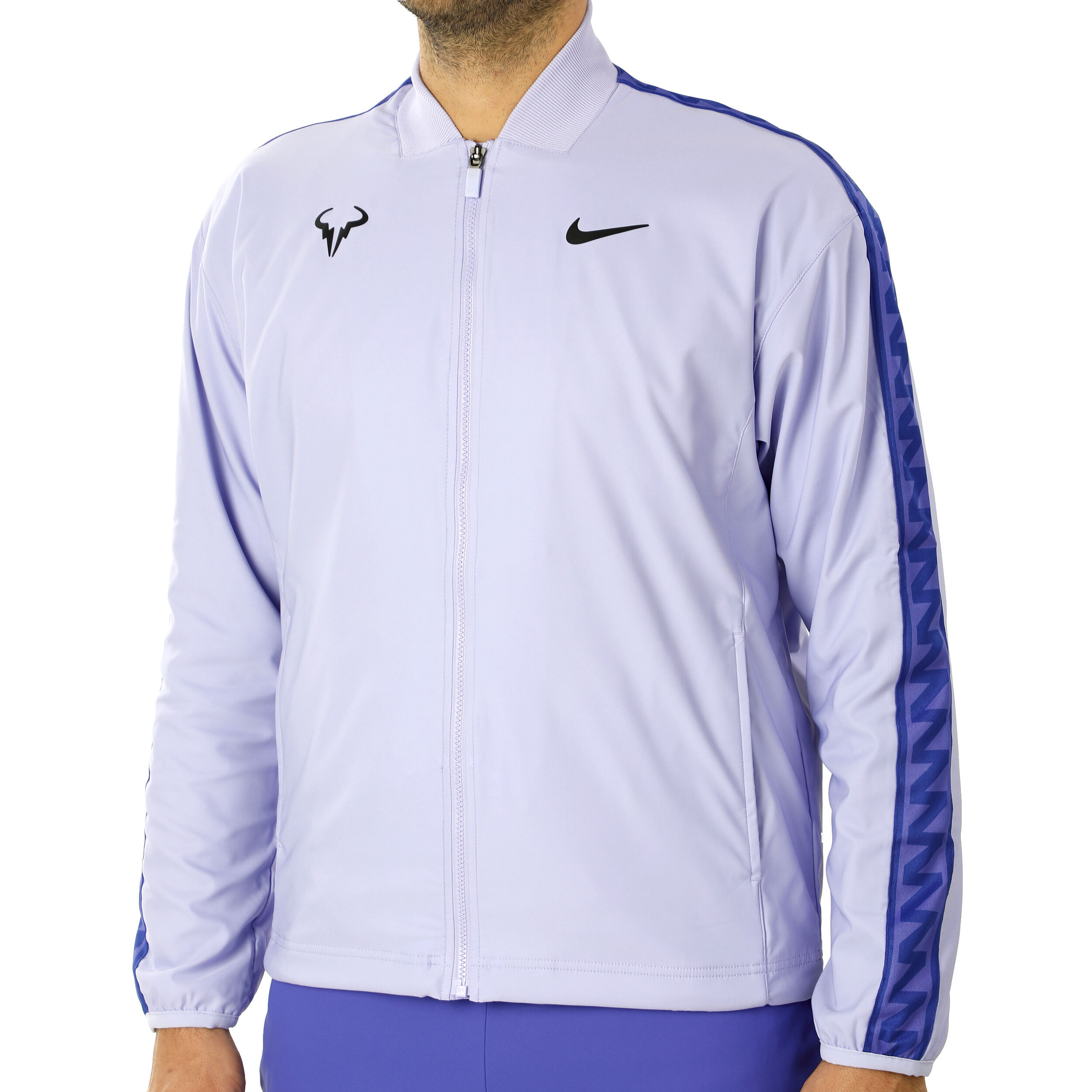 Rafael Nadal Training Jacket Men Lilac Black