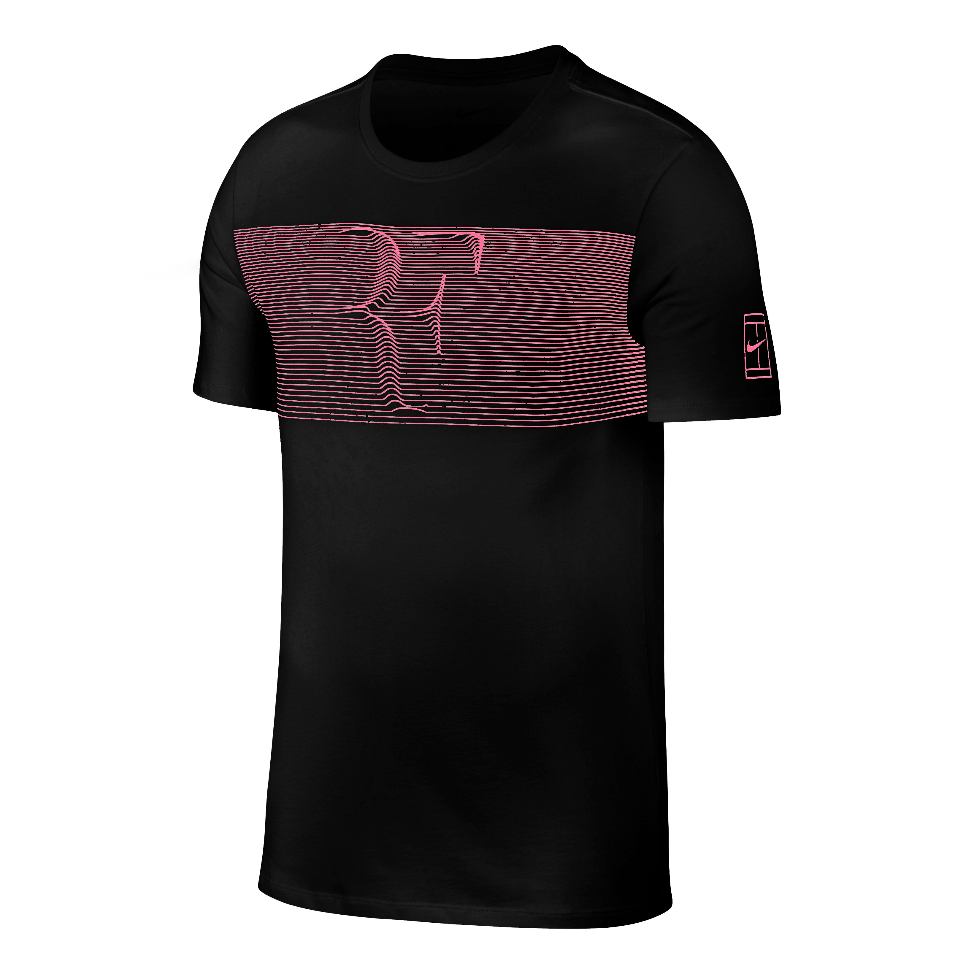 Buy Nike Roger Federer T Shirt Men Black Coral online Tennis Point COM