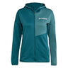 Terrex XPR Light Fleece Running Jacket Women-Petrol