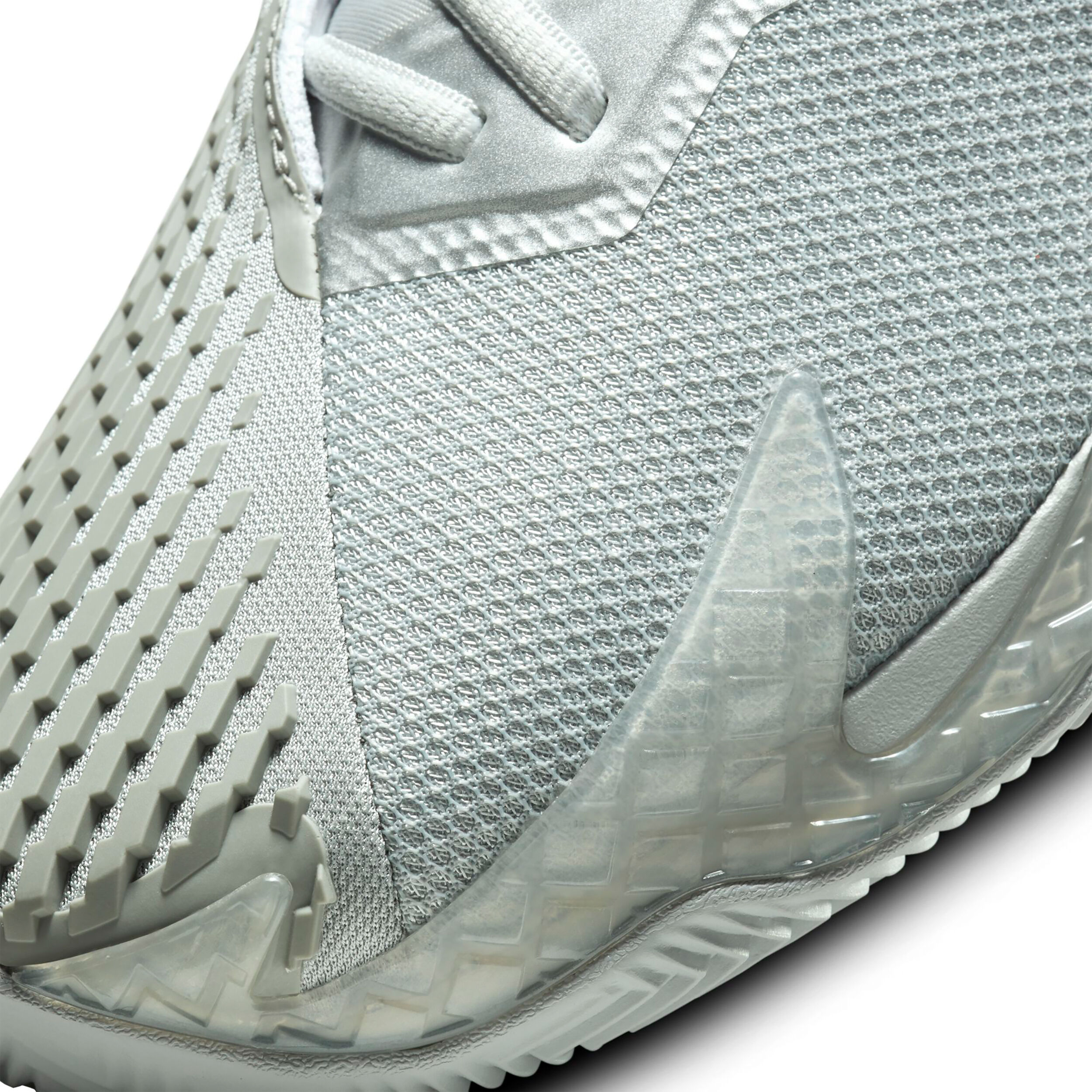 Silver nike arancione top
