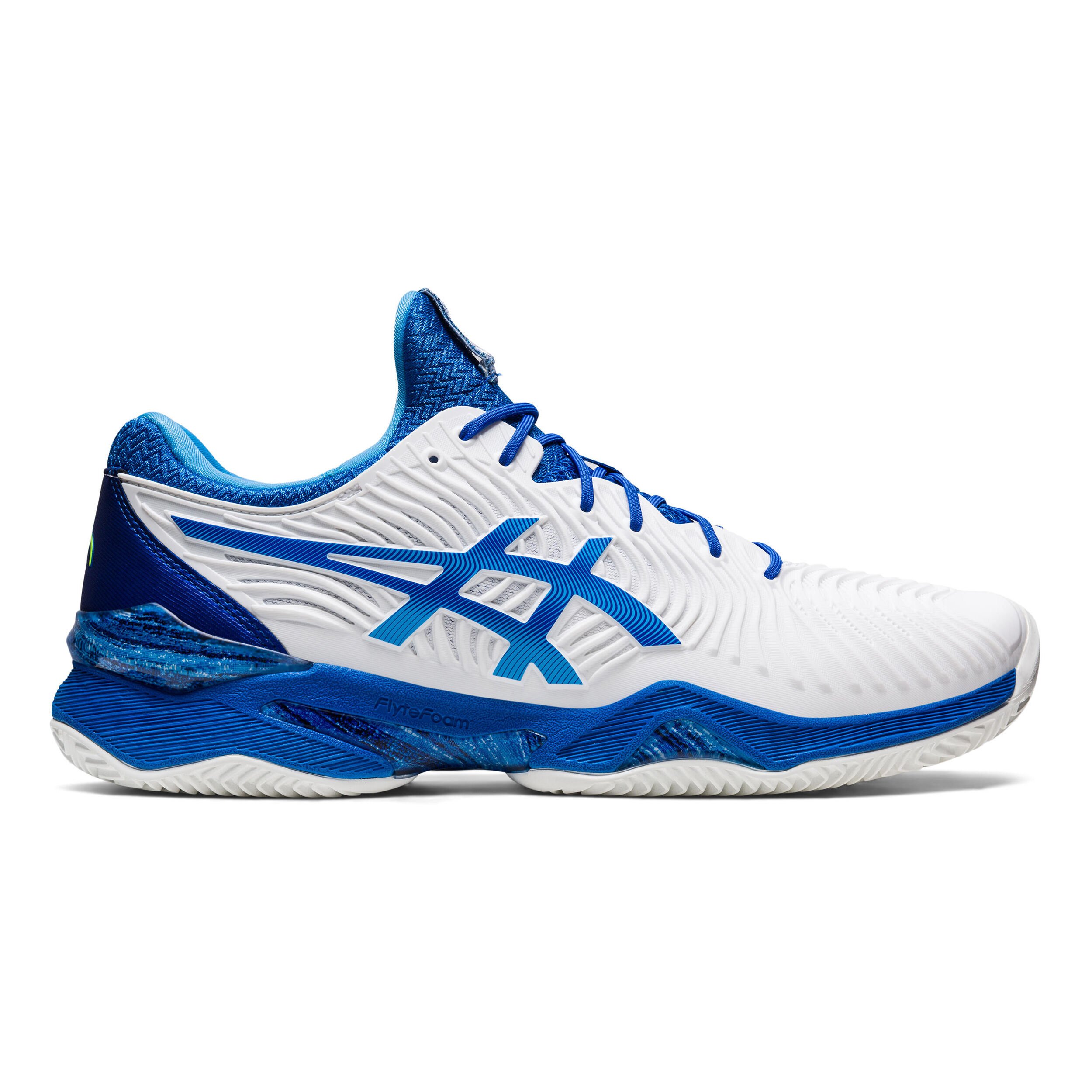 Court FF 2 Novak Clay Court Shoe Men White Blue
