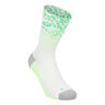 Performance Run Crew Running socks Unisex-white, light green