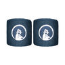 Short Wristband 2 Pack Unisex - blue grey, white