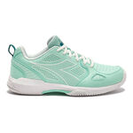 Diadora Clay court shoe Diadora S. Challenge 7  Clay court shoe Women-green, white