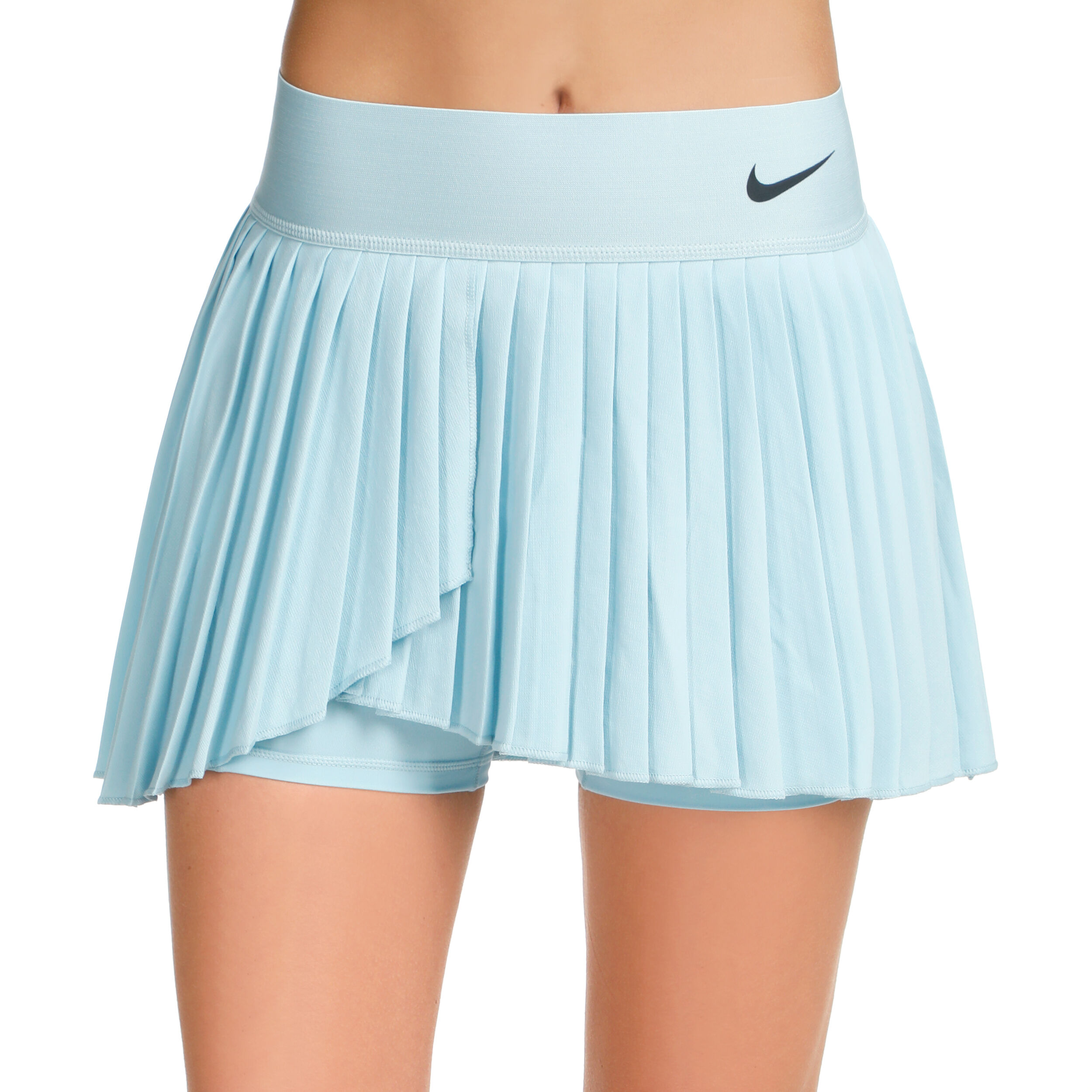 Dri Fit Court Pleated Skirt Women Light Blue