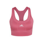 adidas Clothing adidas Medium Support Primeknit Sports Bras Women-Red