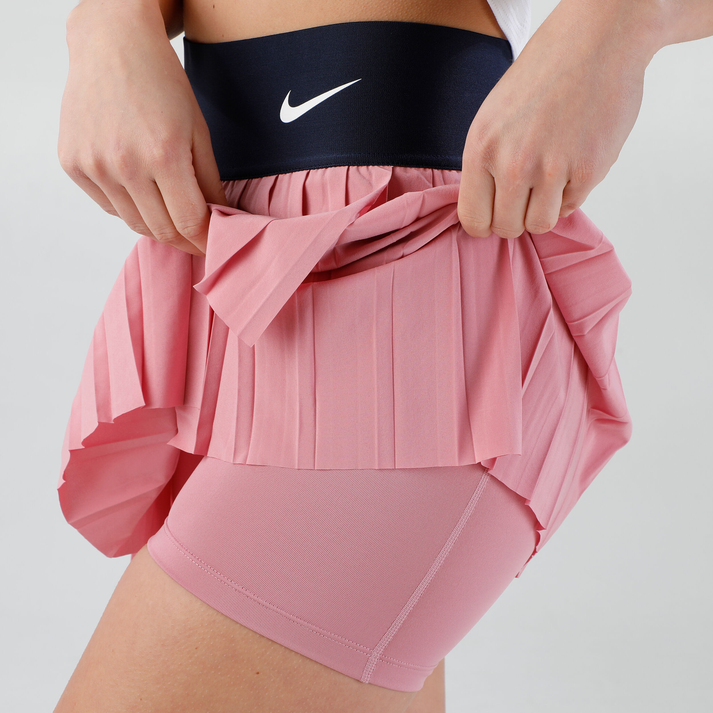 Buy Nike Dri Fit Advantage Pleated Skirt Women Pink Dark Blue