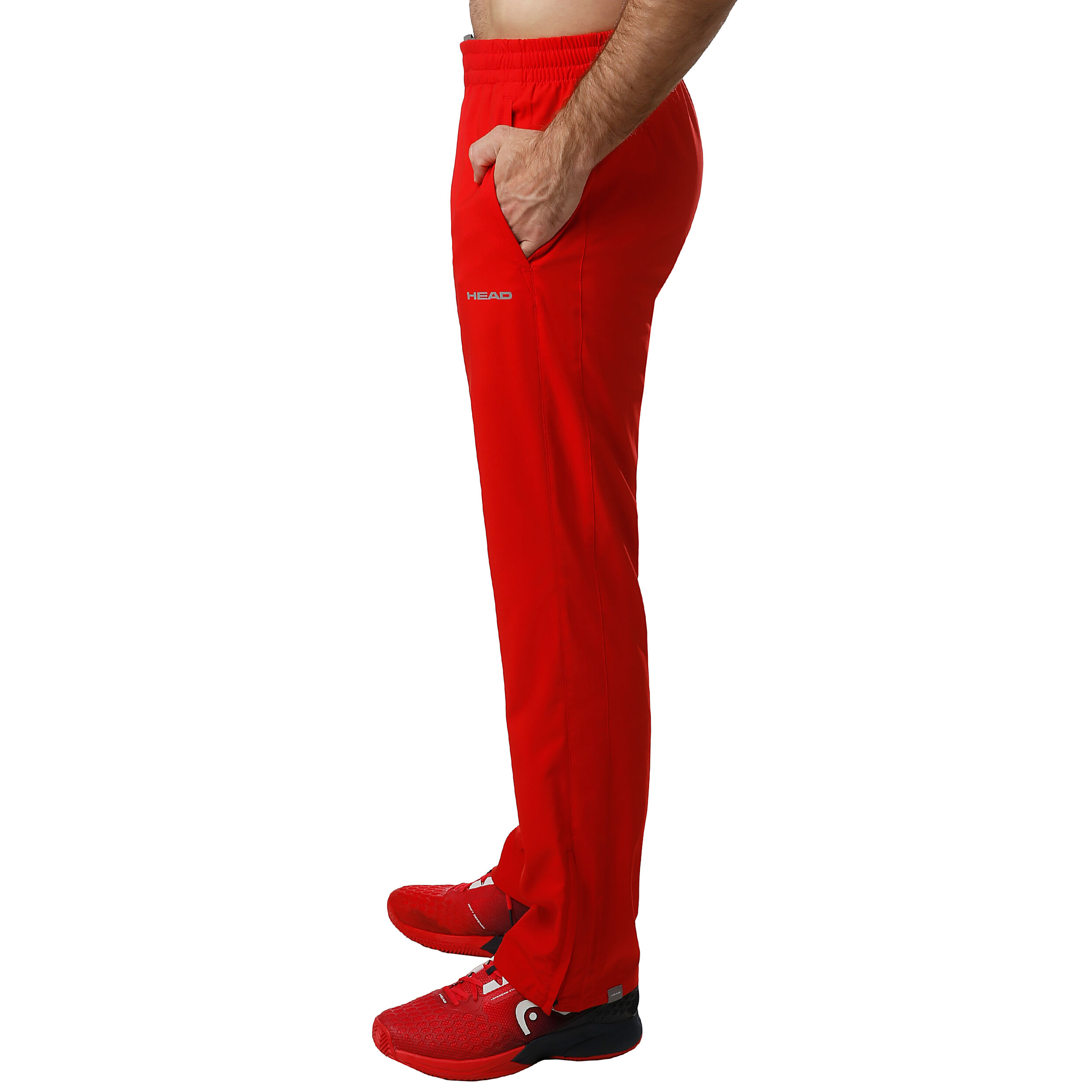 Red training pants discount