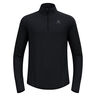 Zeroweight Warm Mid Layer 1/2 Zip Running Shirt Men-Black