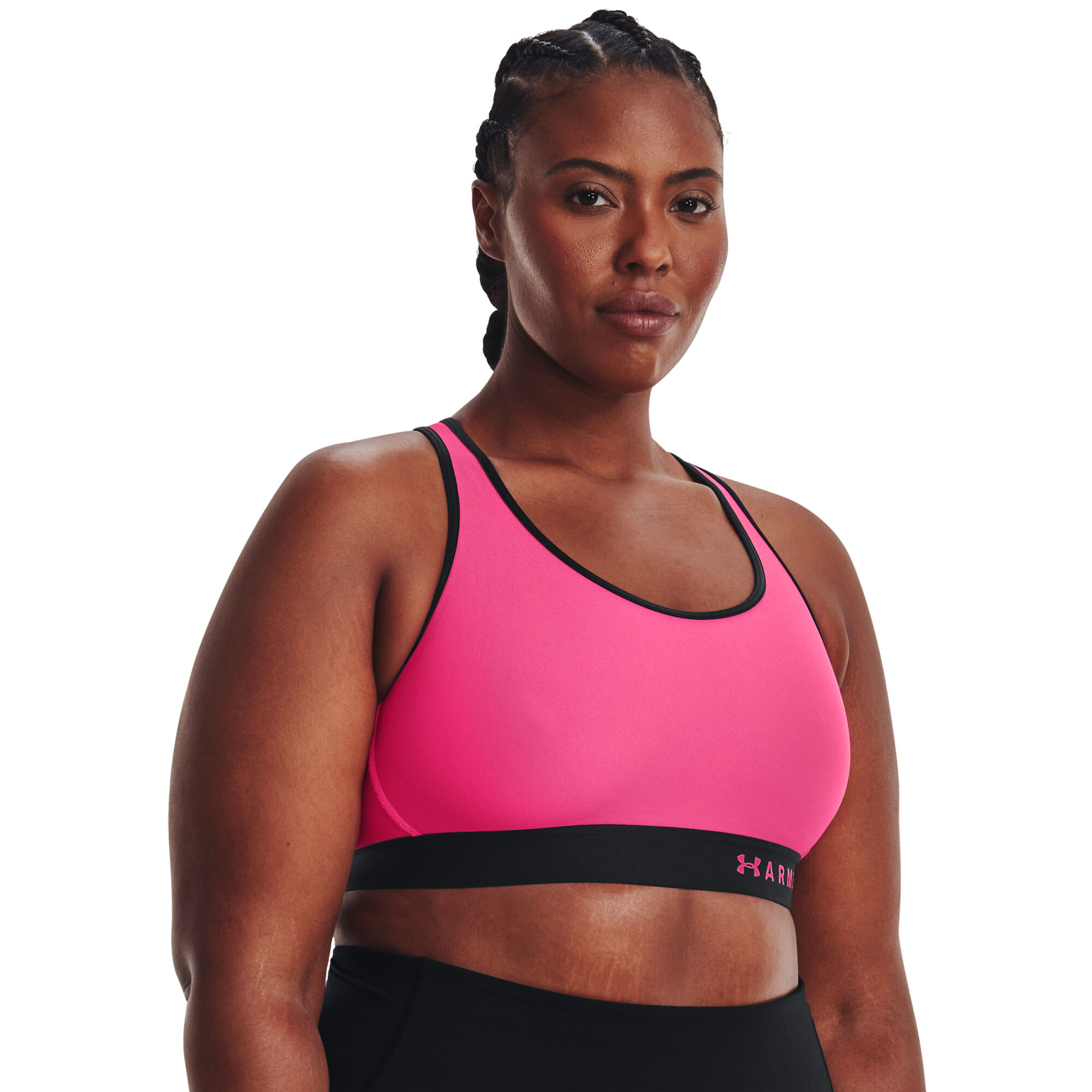 Under Armour Armour Mid Keyhole Women's Bra, Black,Size MD price