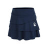 Flounce Skirt Girls-dark blue