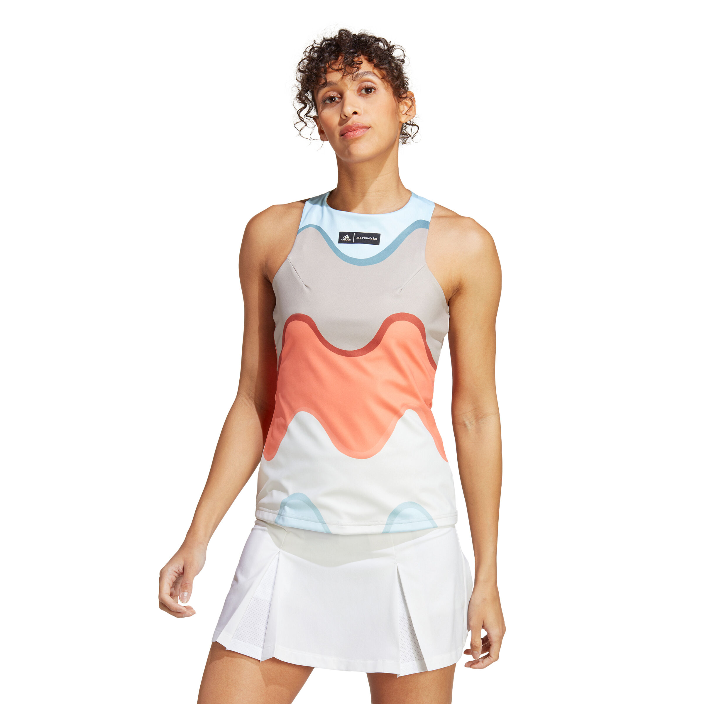 adidas✖️marimekko★*コラボウニッコYバックタンクトップXOT*° アディダス adidas ランニングウェア マリメッコ レディース