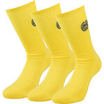 BIDI BADU Clothing BIDI BADU Matayo Crew Tech Sports Socks 3 Pack Men-Yellow,Black