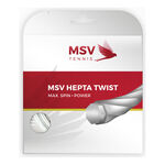 MSV MSV Hepta-Twist String Set 12m-White