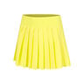 Love Pleated Skirt Women - yellow, white