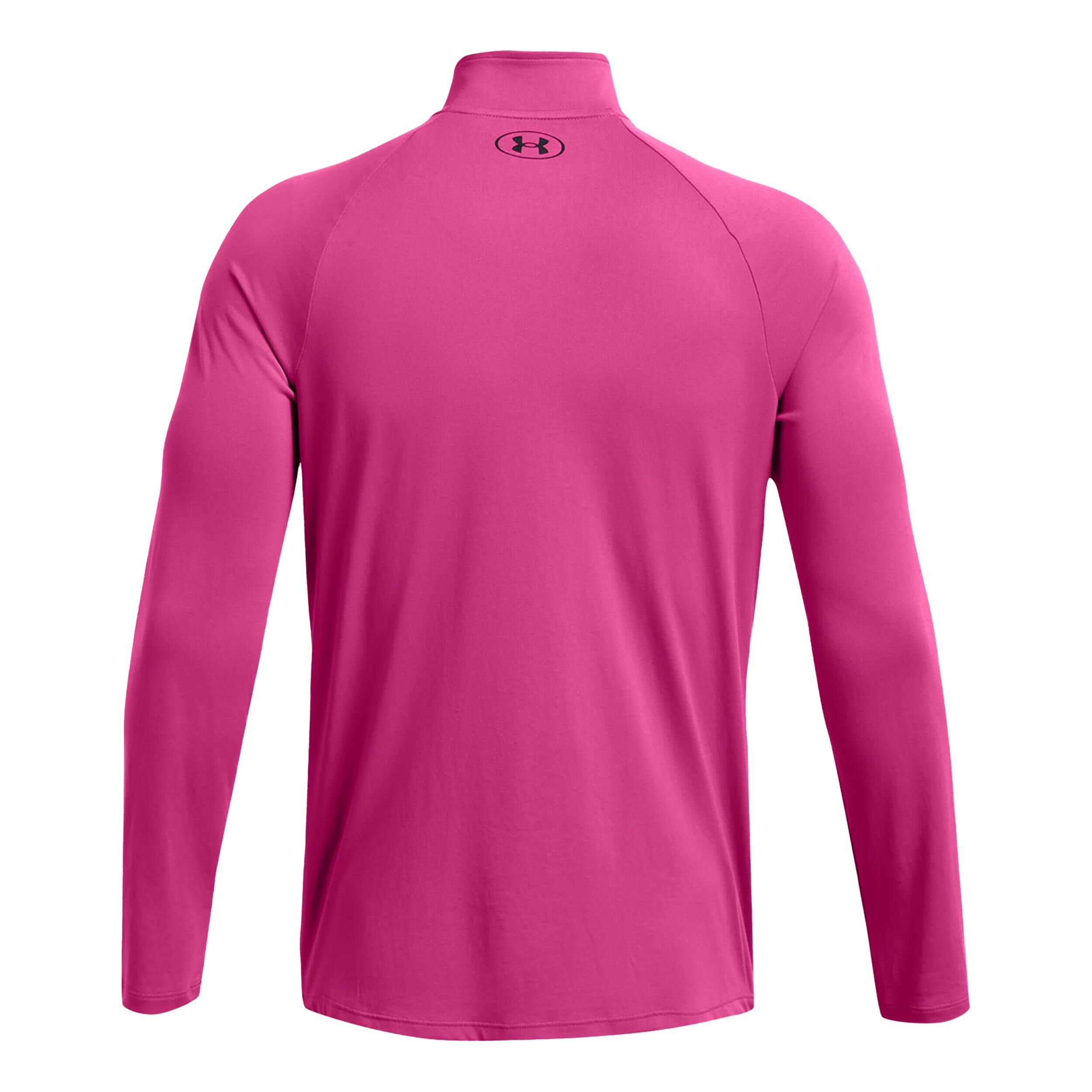 Tech 2.0 Half Zip Long Sleeve Men Pink
