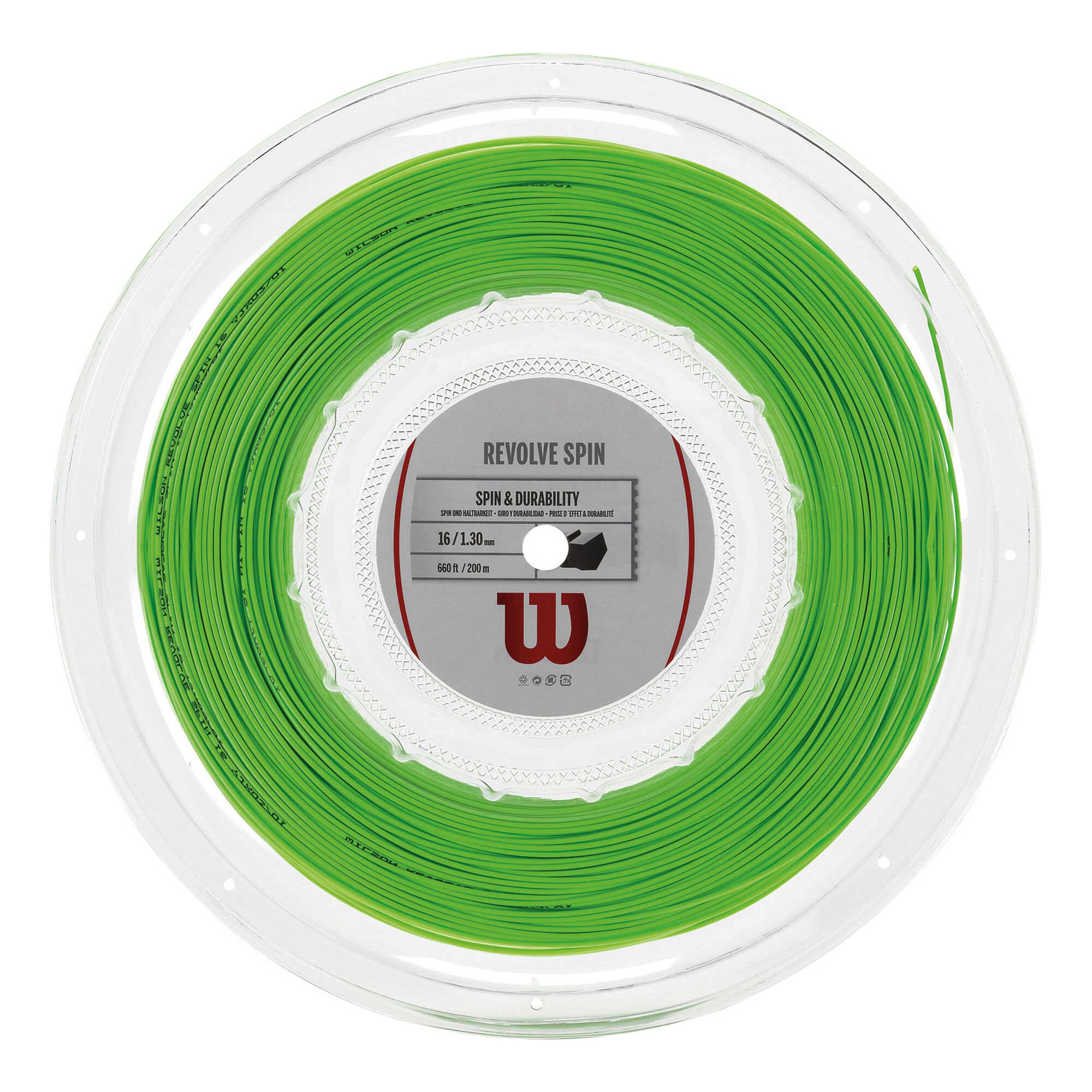 Buy Wilson Revolve Spin String Reel 200m Green online