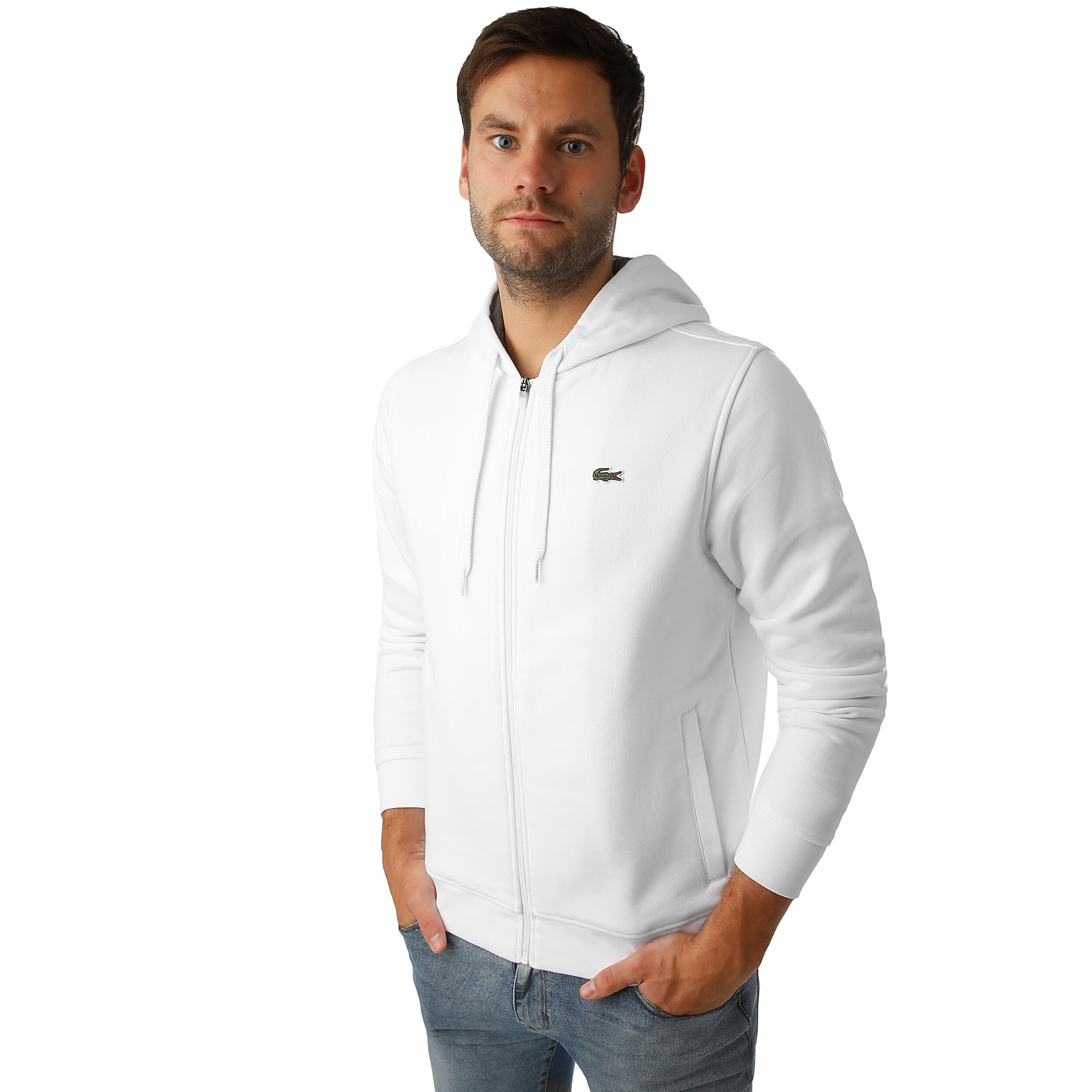 Gilet lacoste blanc store
