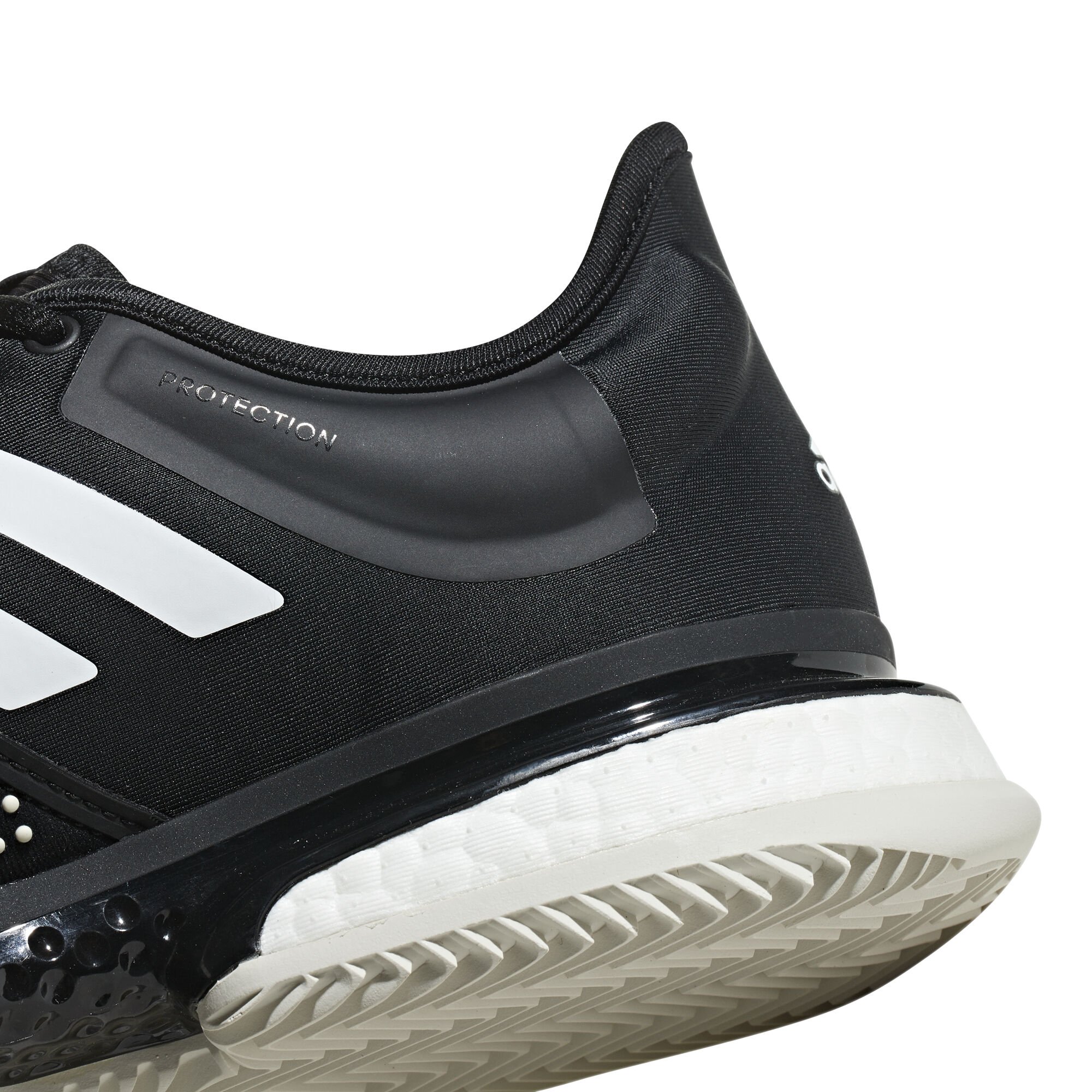 Buy adidas SoleCourt Boost Clay Court Shoe Women Black White online Tennis Point COM