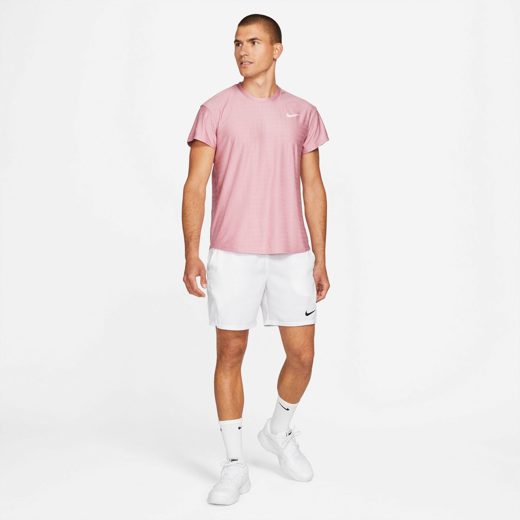 Mens pink dri fit hot sale shirt
