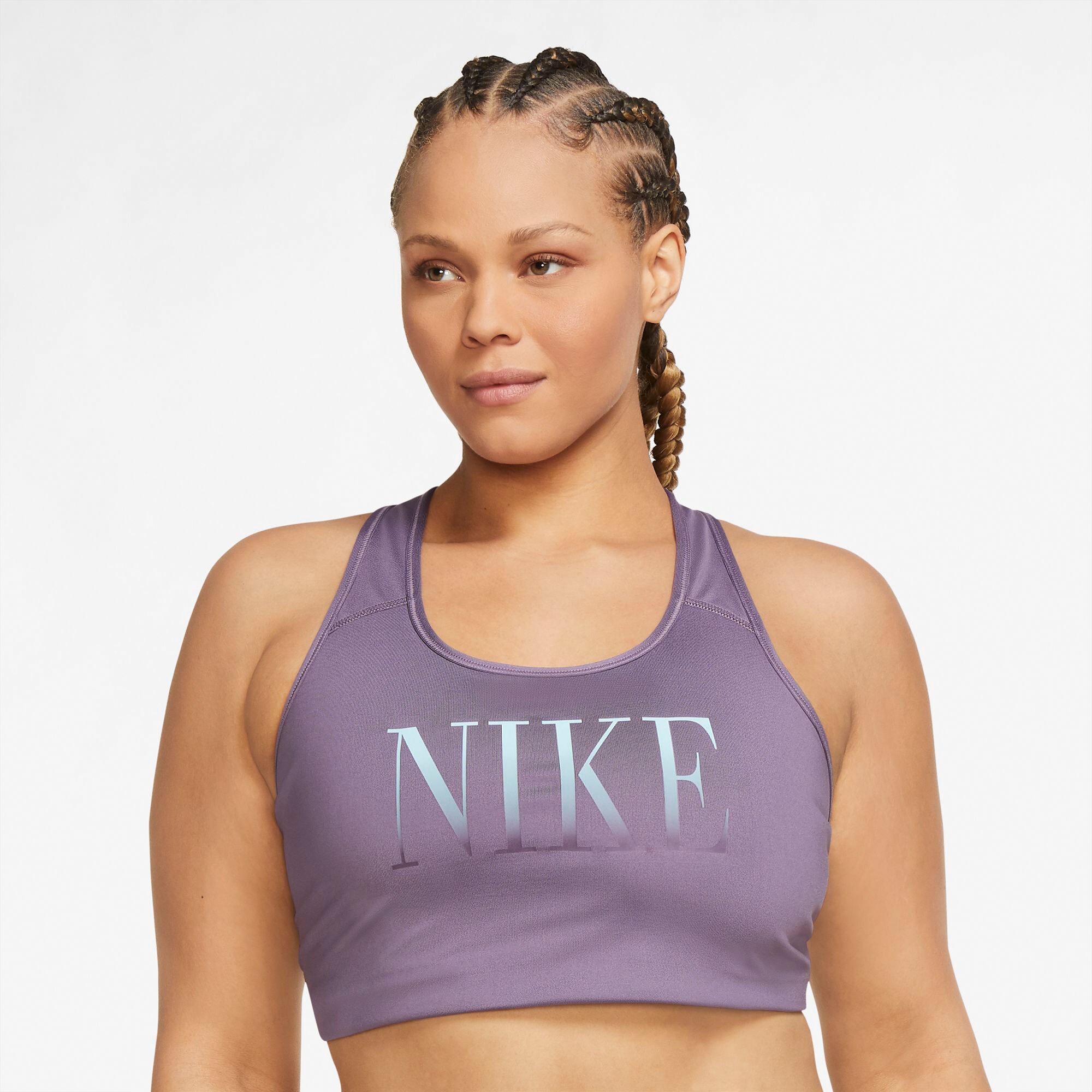 Buy Nike Dri-Fit Swoosh Graphic Plus Size Sports Bras Women Lilac