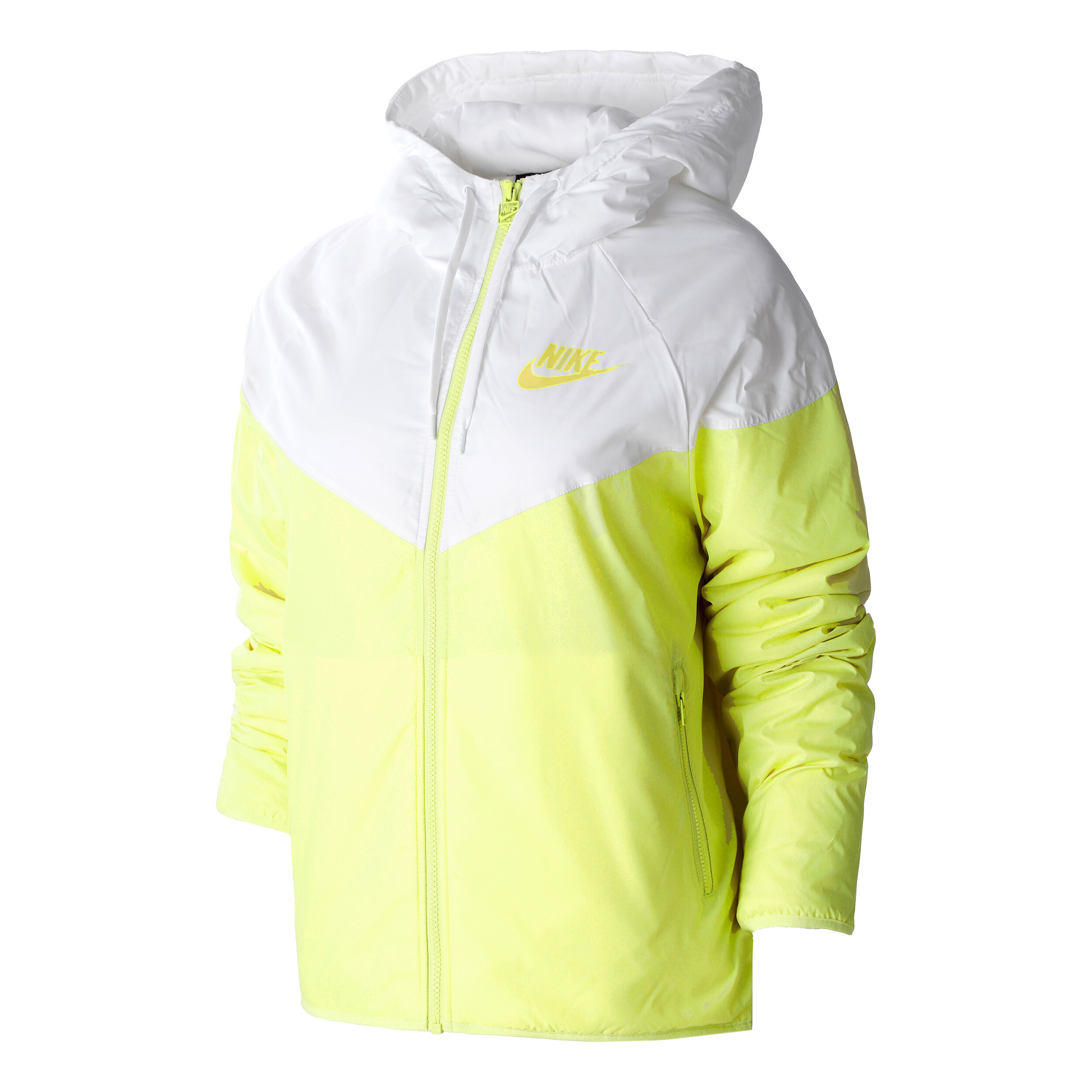 Sportswear Synthetic Fill Training Jacket Women White Light Green