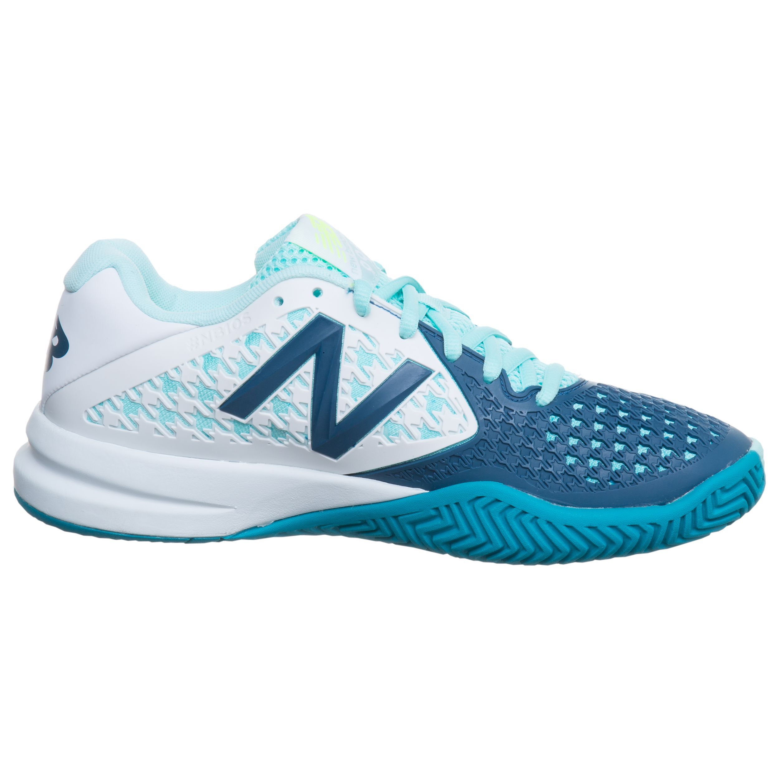 Buy New Balance 996 V2 Clay Court Shoe Women White Turquoise online Tennis Point COM