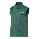 adidas Clothing adidas Terrex XPR Softshell Running vests Women-green