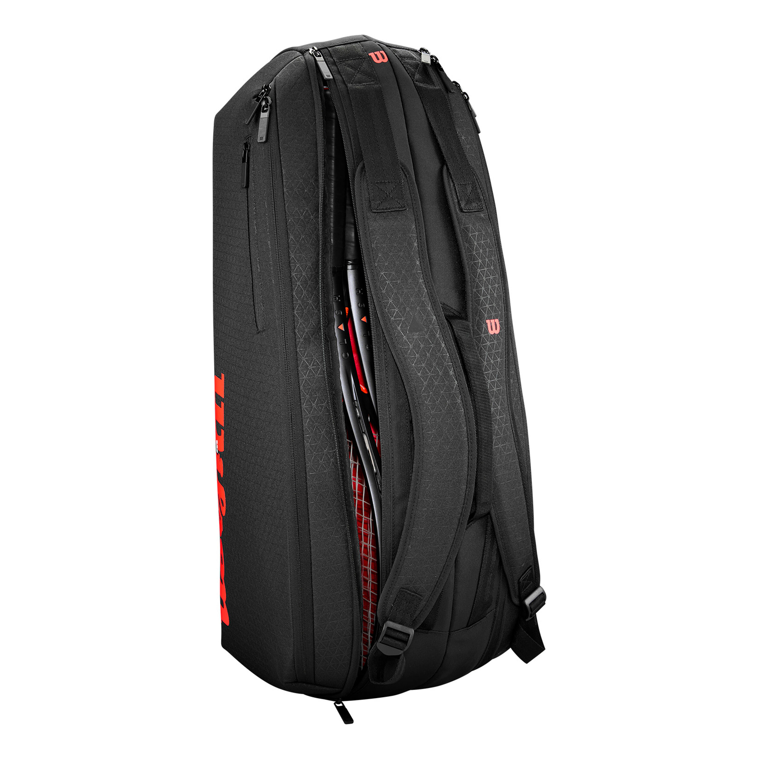 Buy Wilson Clash V3 Super Tour Racket Bag 6 Pack Black Buy Wilson Clash V3 Super Tour Racket Bag 6 Pack Black