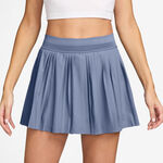 Nike Tennis apparel Nike Court Dri-Fit Advantage Ace High Rise Skirt Women-Blue Grey