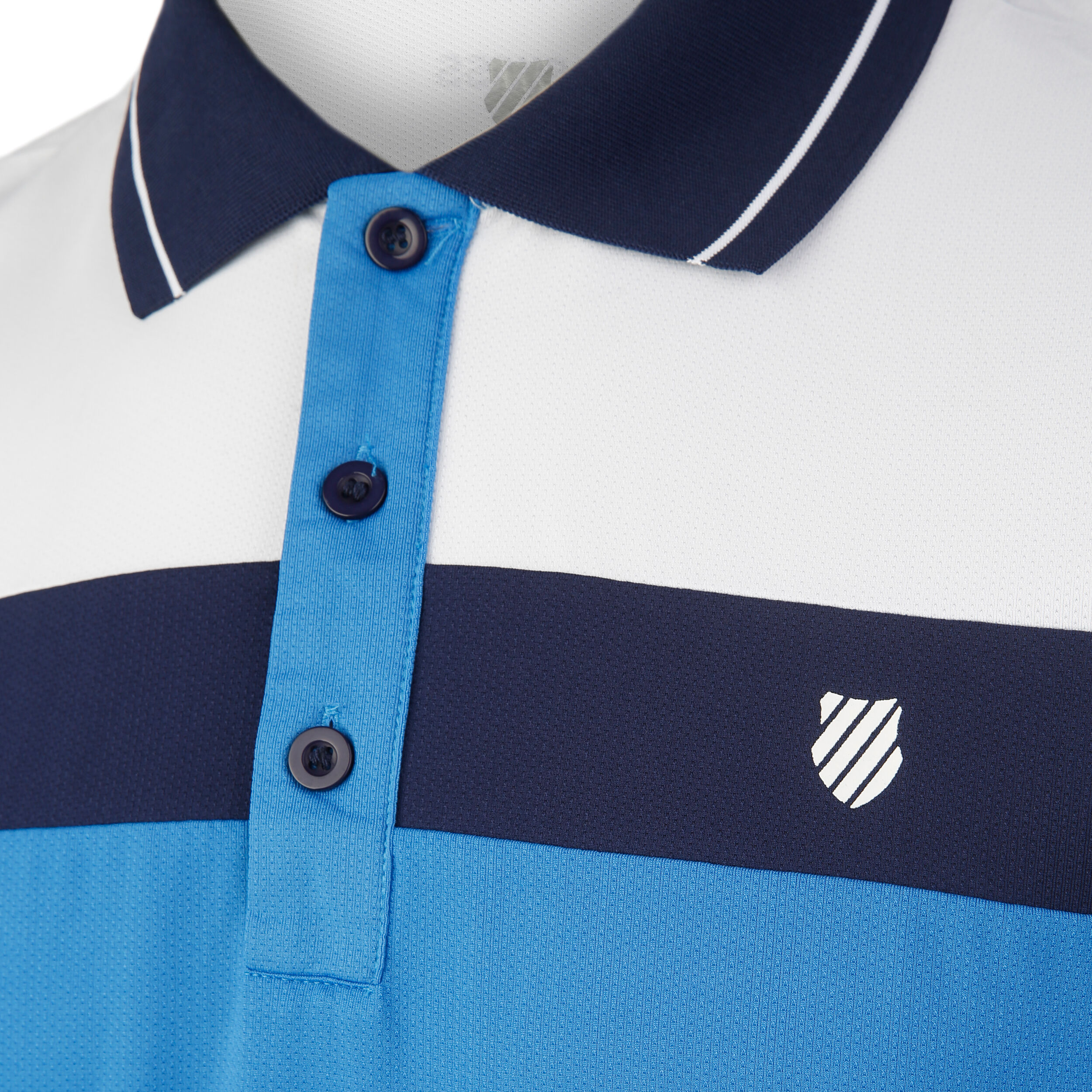 Buy K Swiss Core Team Block Polo Men Blue White online Tennis