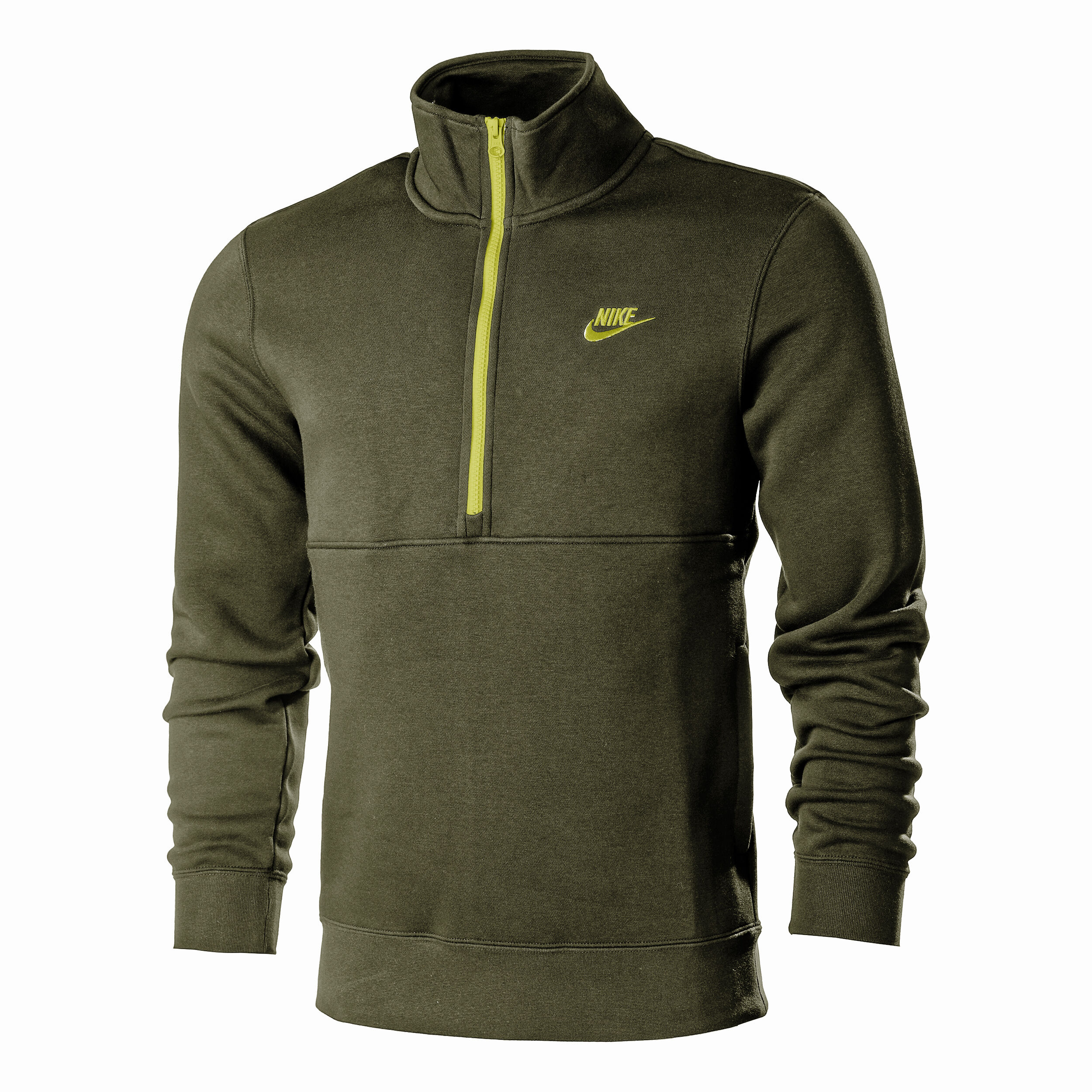 Nike club half zip sweat best sale