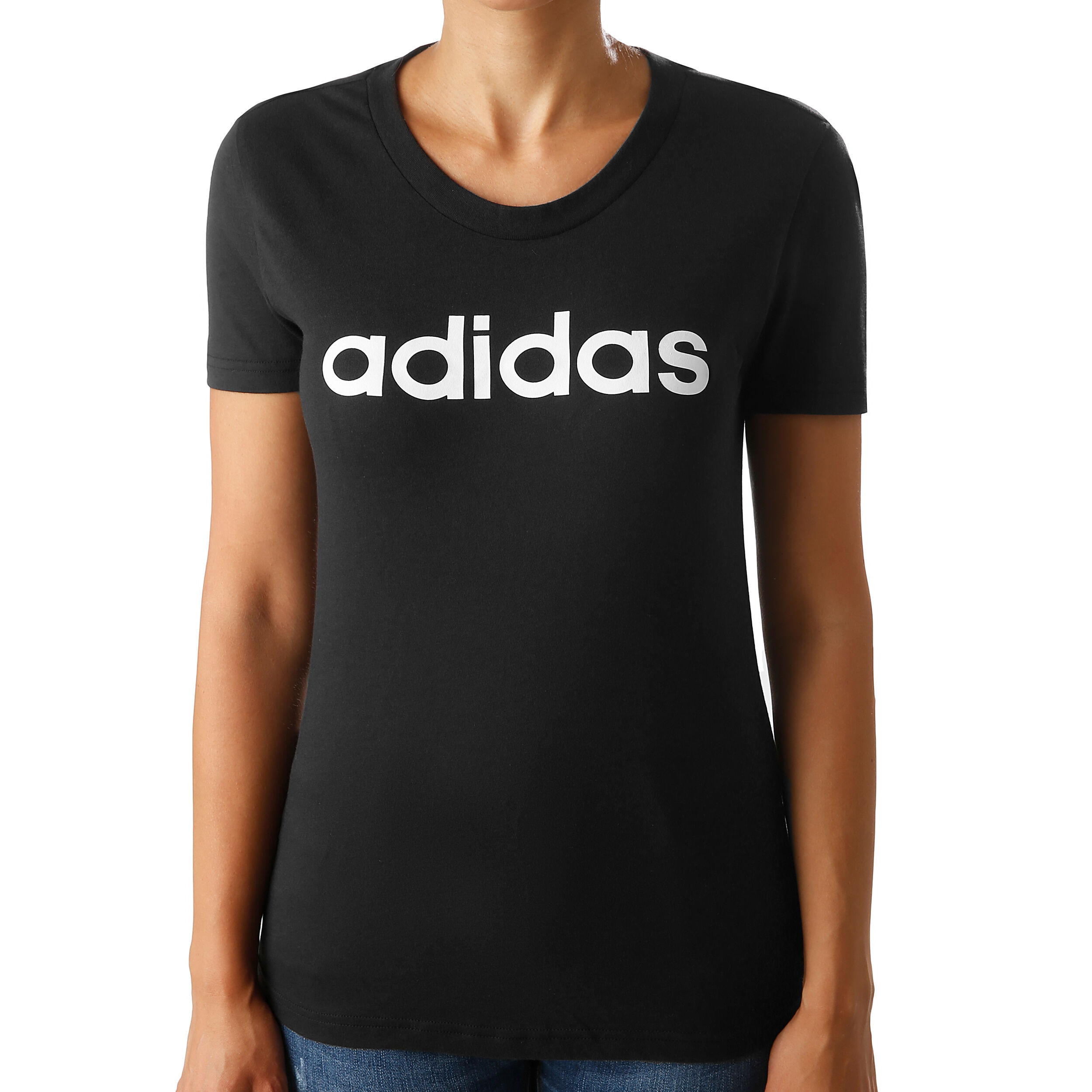 売れ筋商品|||アディダス Tシャツ レディース トップス ESSENTIALS SLIM - Print T-shirt - black/white Amazon.com: adidas Originals Women's Always Original T-Shirt