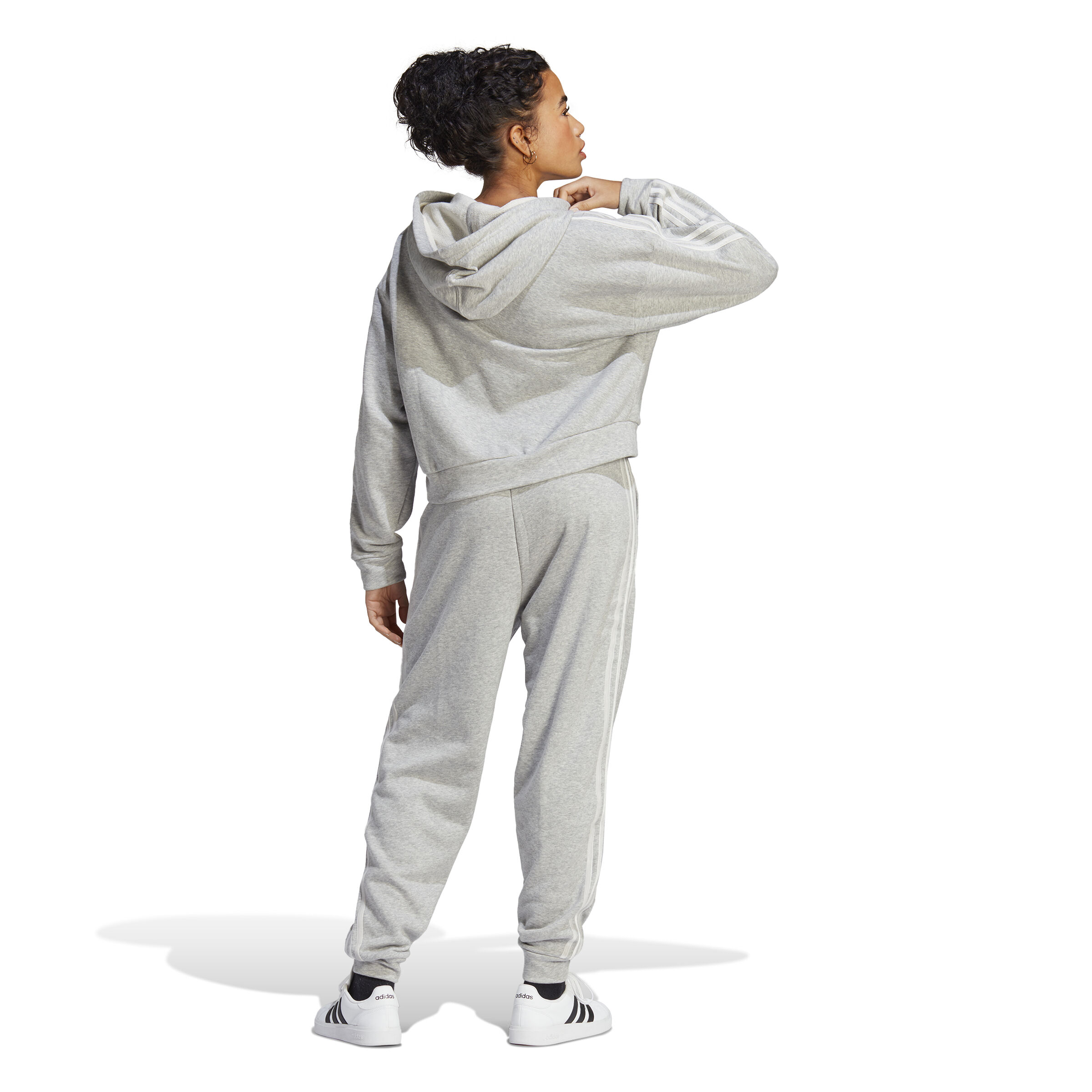 Grey adidas tracksuit store womens
