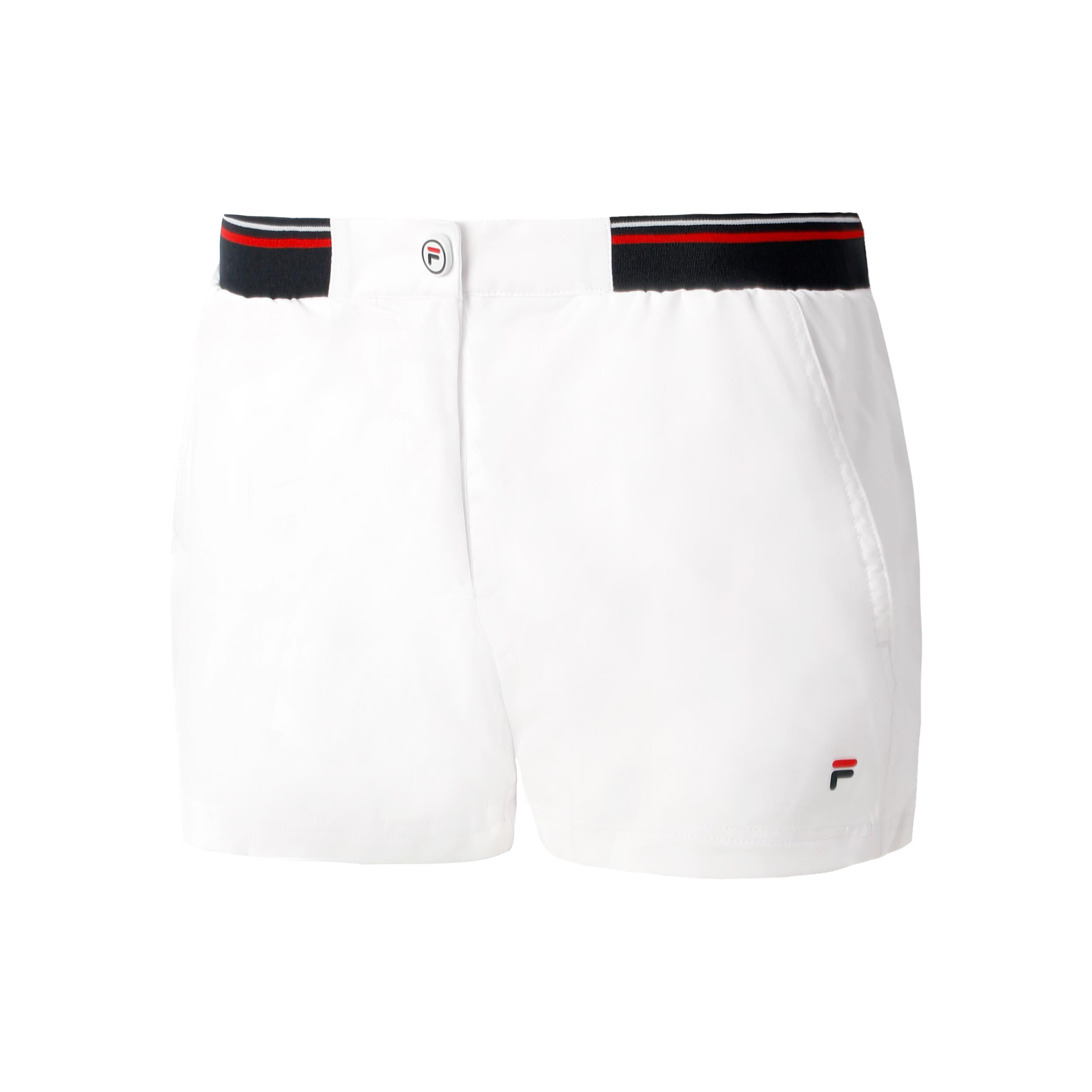 ■FILA■ F BOX JACQUARD SPORTY SHORT WHI 2000FO252TR10X00110 Buy Fila Bianca Boxy Shorts Women White, Blue online
