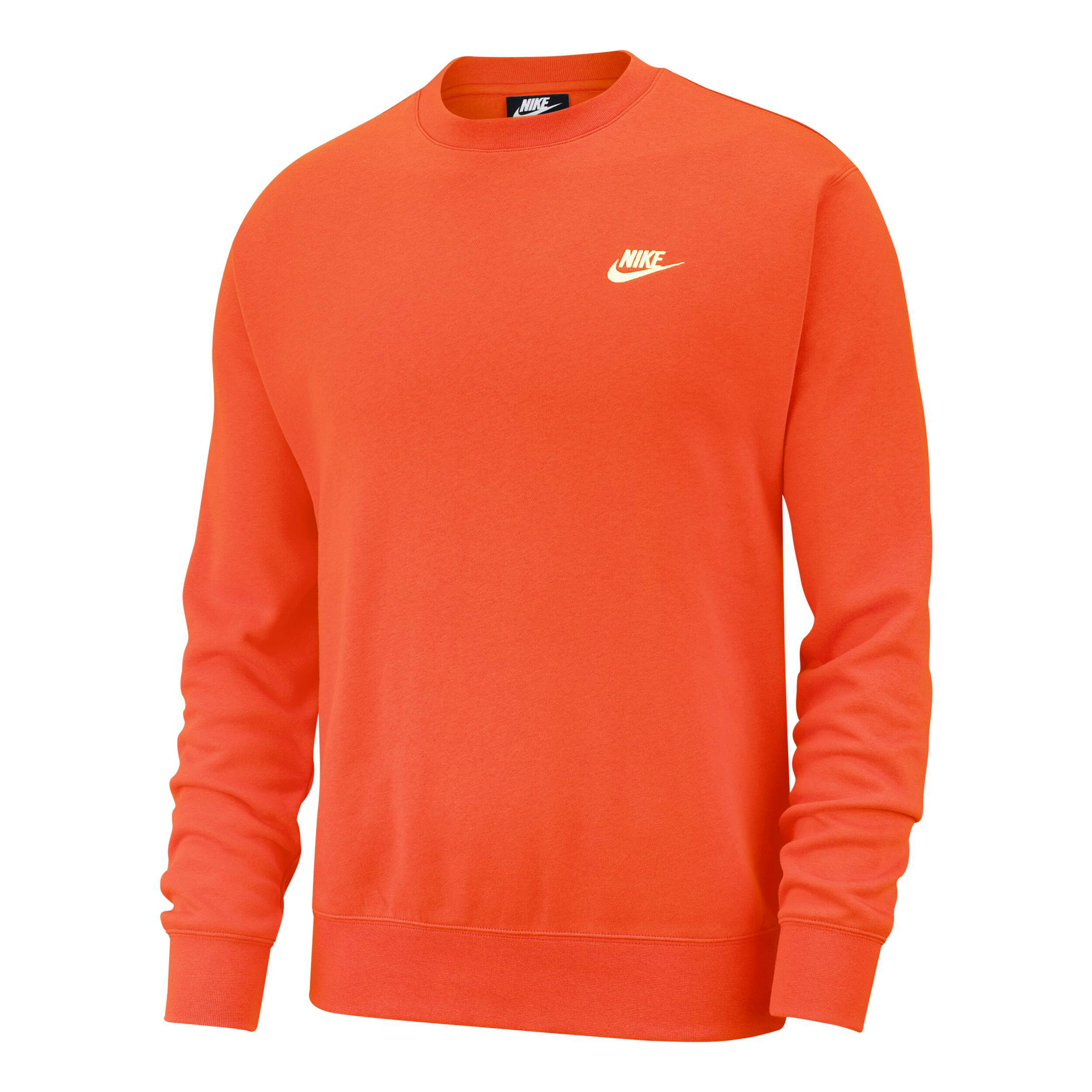 Men's nike sales orange sweatshirt