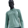 Pacer Half-Zip Running shirt Men - turquoise, silver