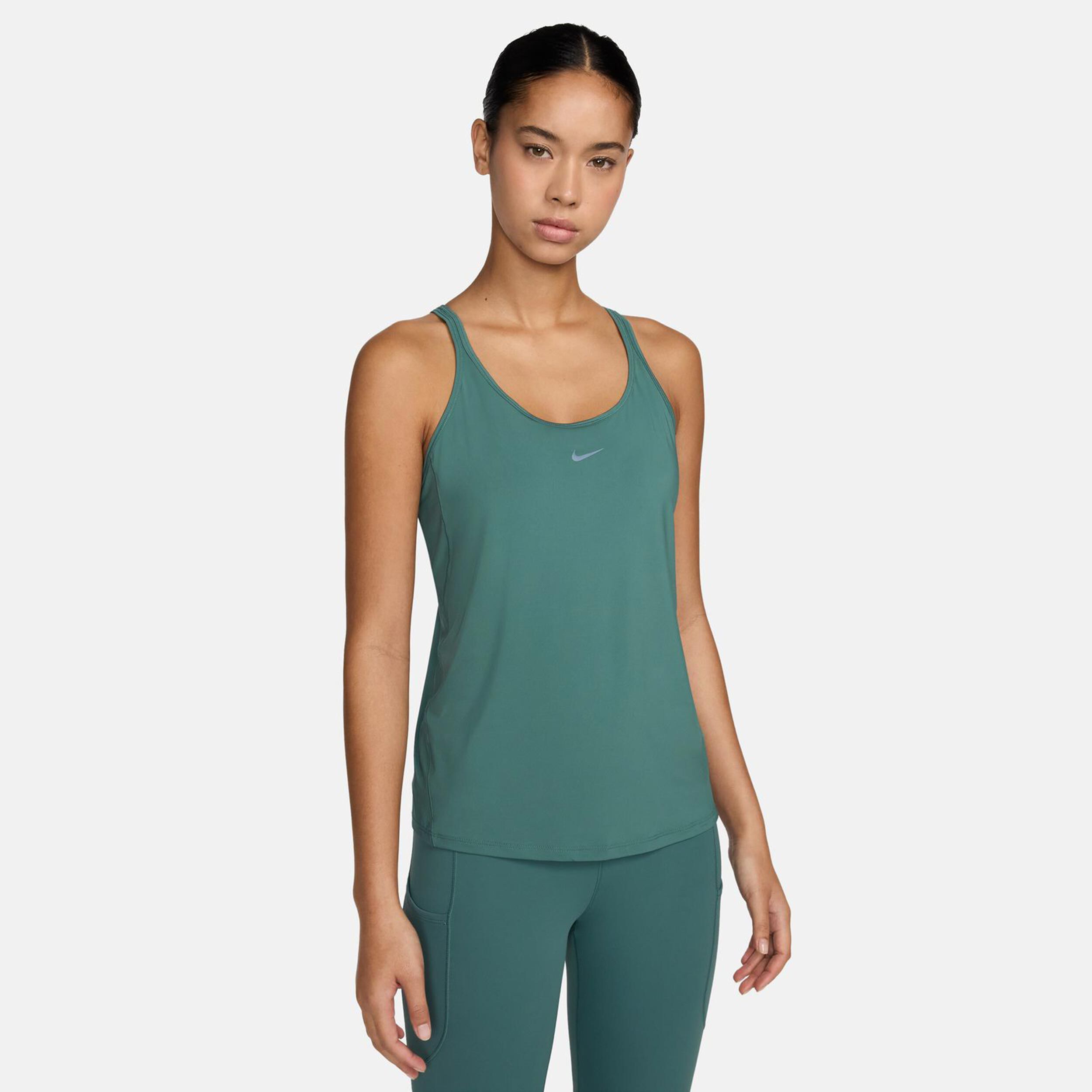 Buy Nike One Classic Dri Fit Strappy Tank Top Women Dark Green Black online Tennis Point COM
