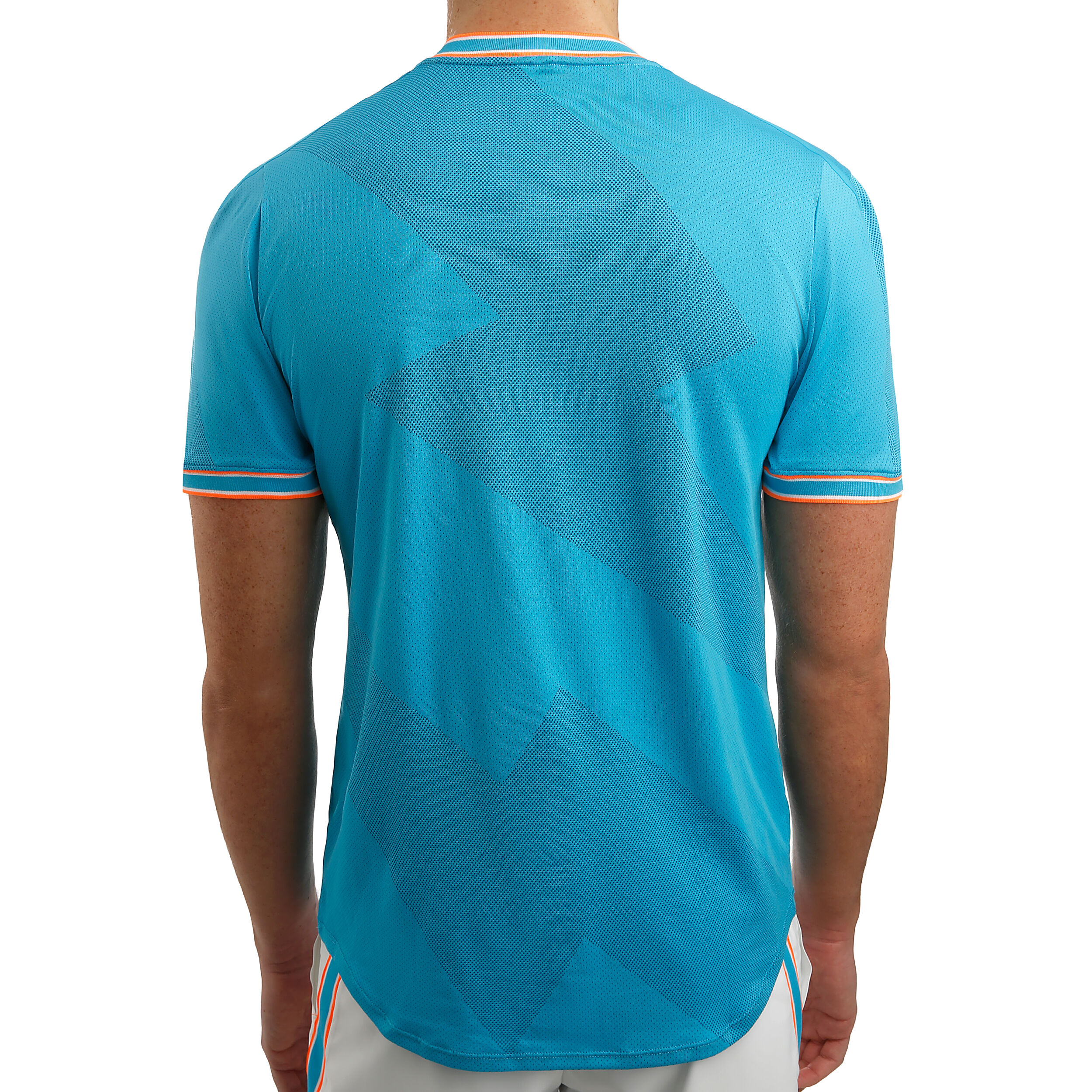 Rafael Nadal Aeroreact Jaquard T Shirt Men Blue Orange