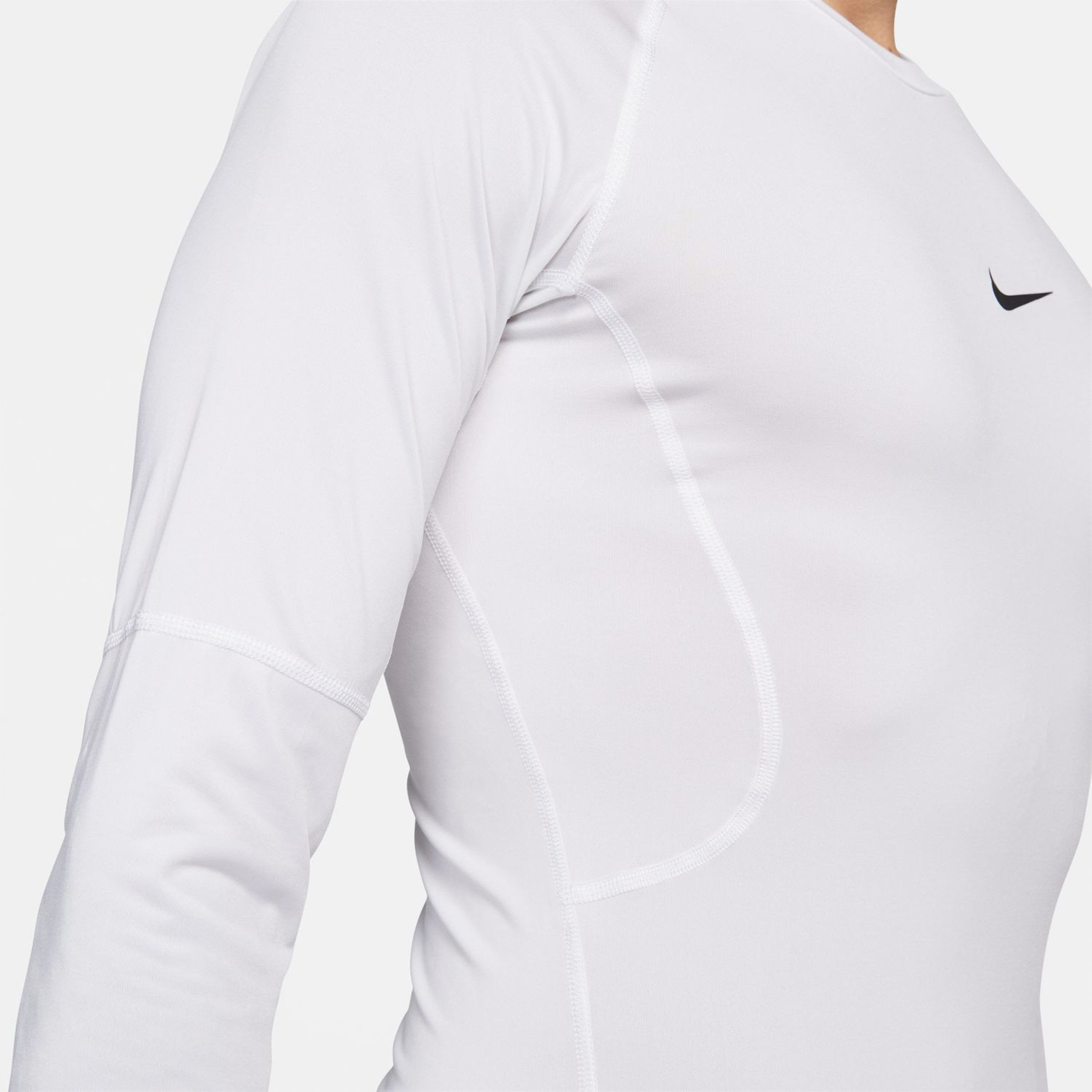 Buy Nike Dri-Fit Pro Tight Fitness Long Sleeve Men White