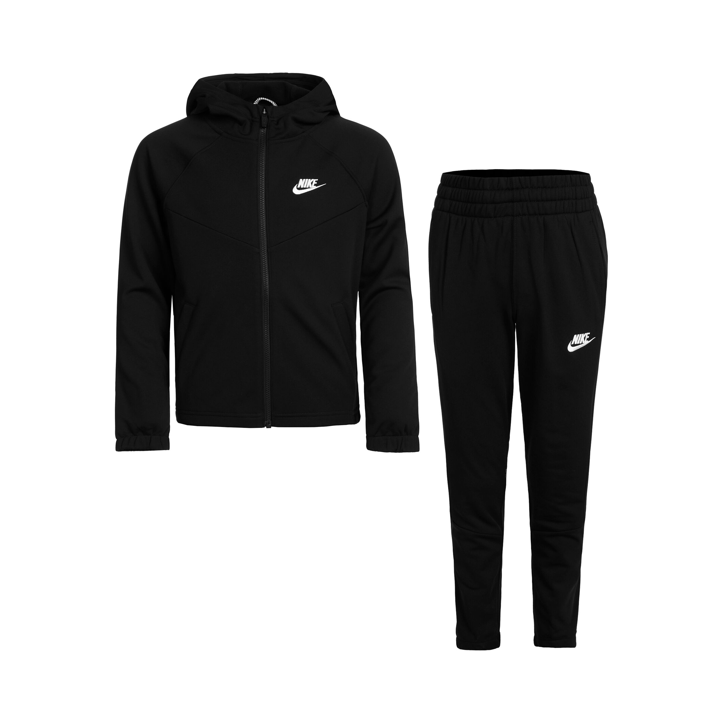 Black nike tracksuit junior store