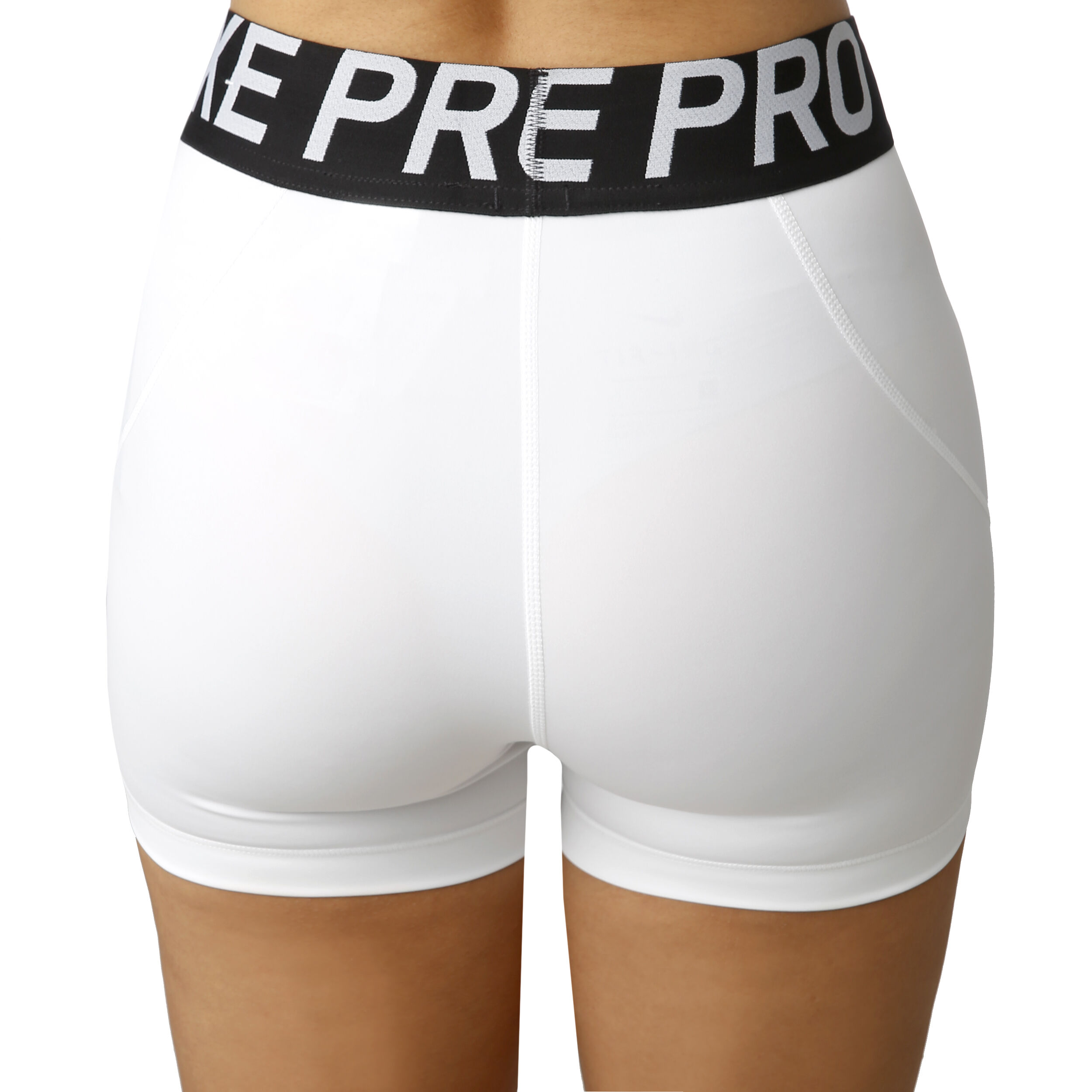 White nike deals pro shorts womens