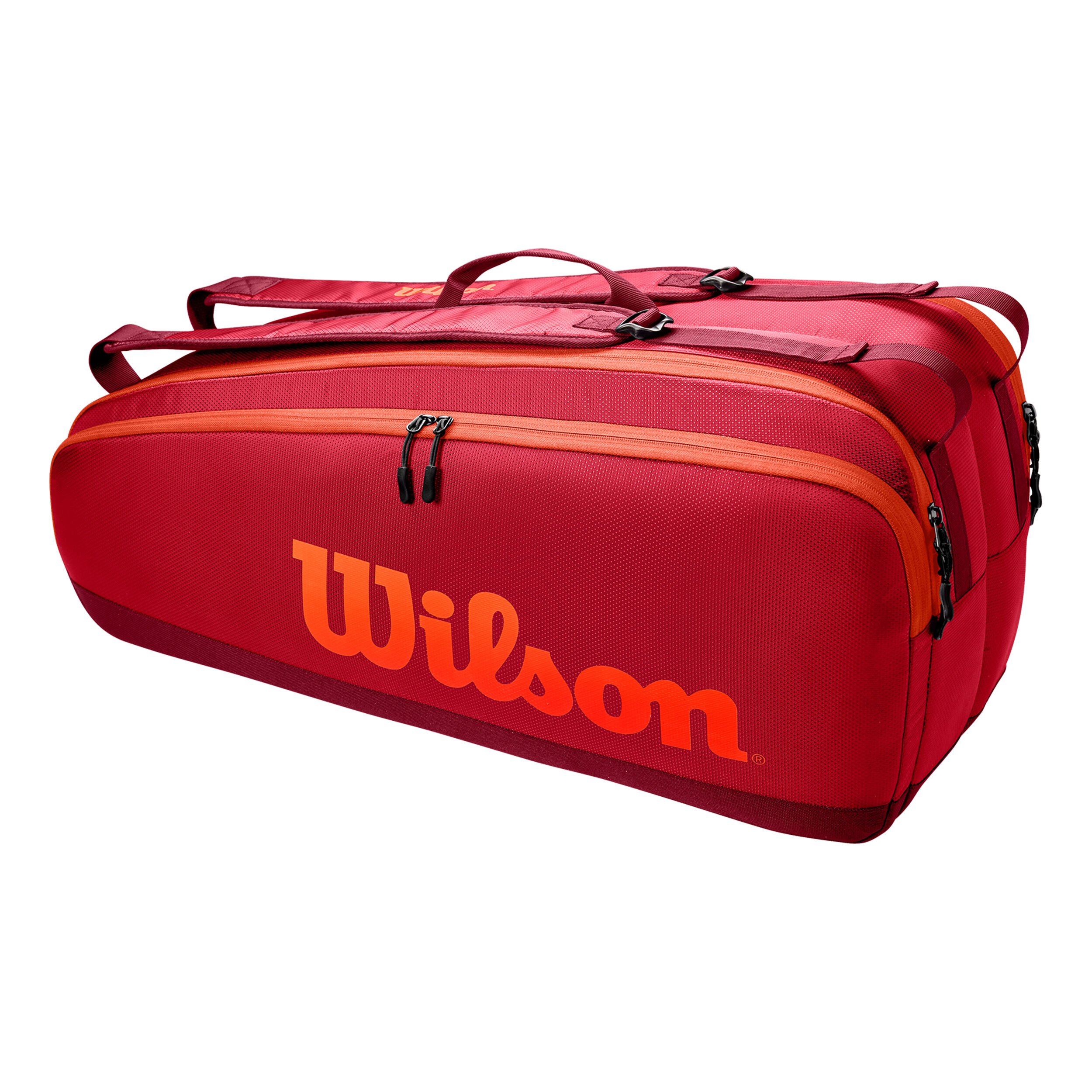 Wilson orange tennis bag hotsell
