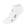 Karli Tech No-Show Sports Socks 3 Pack-White,Pink
