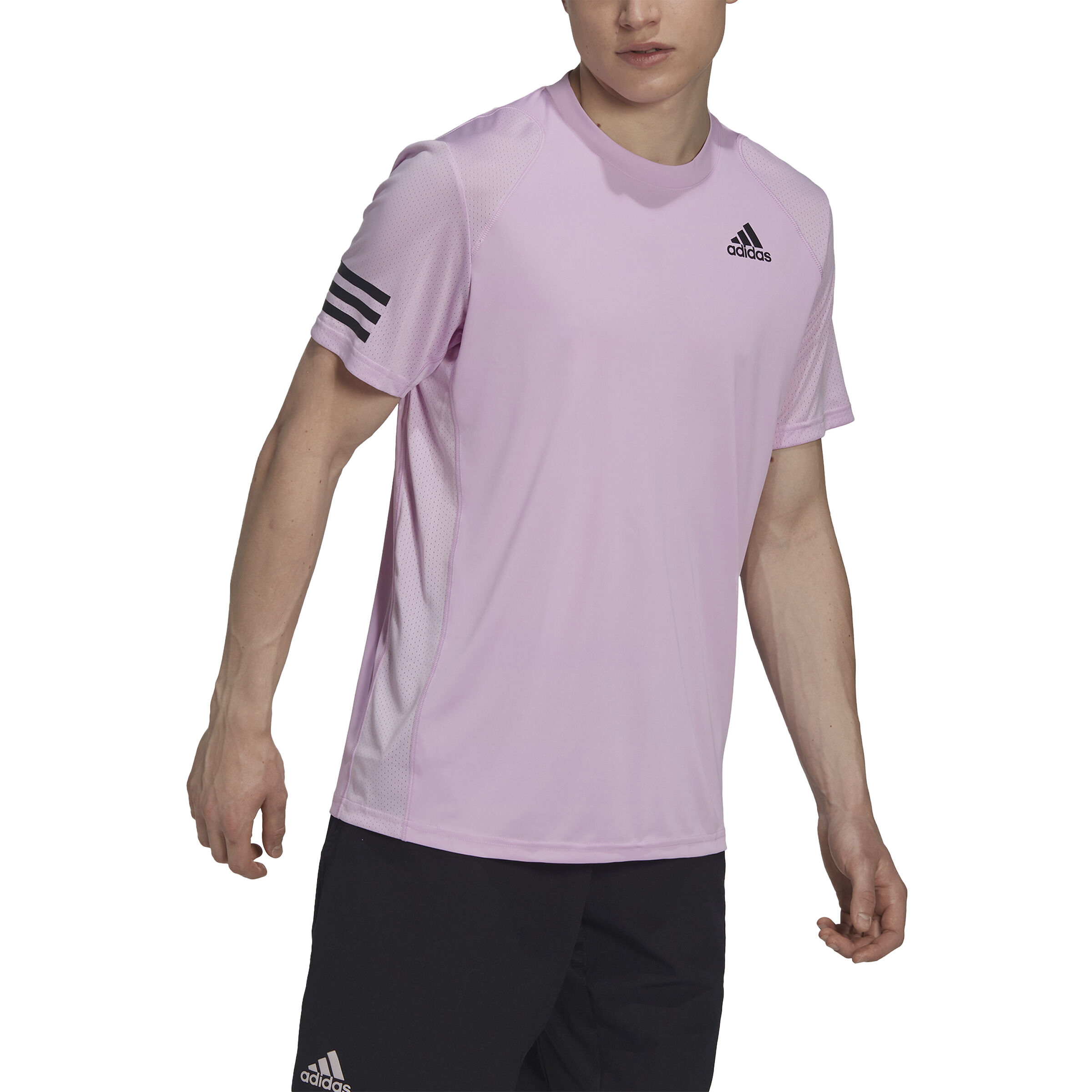 Buy adidas Club 3 Stripes T Shirt Men Lilac online Tennis Point COM