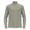 Essential 1/2 Zip Running shirt Men-grey