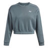 Rival Fleece Piped Crew Sweatshirt Women-blue grey