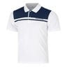 Riflesso Polo Men - white, dark blue